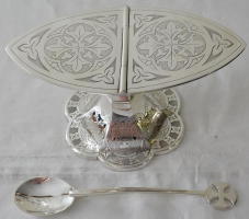 French Antique Solid Silver Thurible